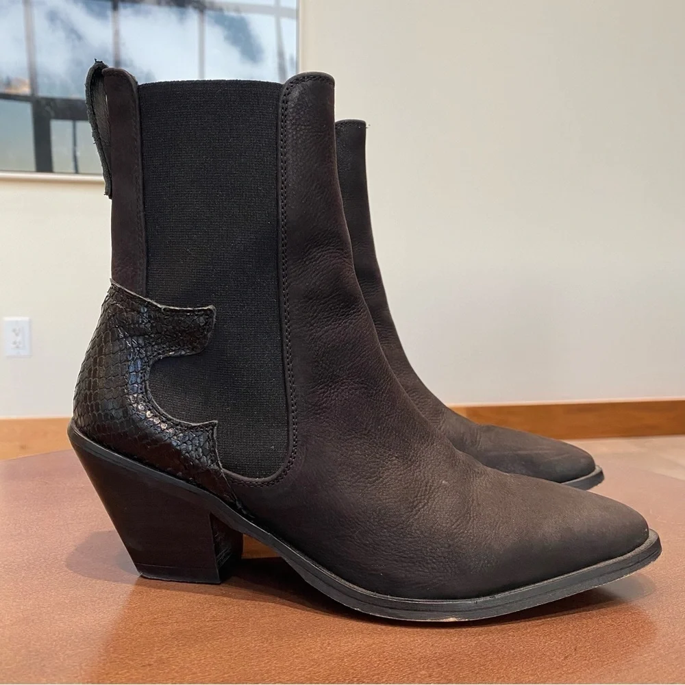 Allsaints Women's Black Sara Boots, Size EU 39/ US 8.5